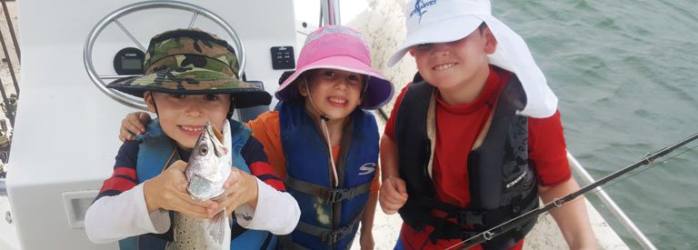 Kids are more than welcome to come fish with Avid Angling